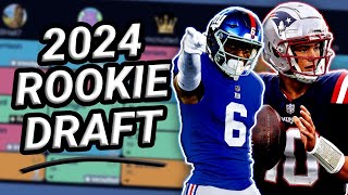 2024 Dynasty Rookie Mock Draft [upl. by Ynalem]