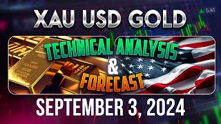 Latest Recap XAUUSD GOLD Forecast and Technical Analysis for September 3 2024 [upl. by Leahcin]