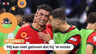 Ronaldo mist penalty moet huilen en is toch door op het EK [upl. by Nikita958]