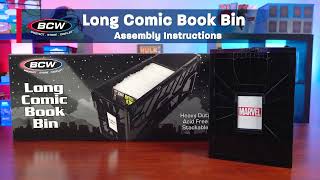 Long Comic Book Bin Assembly Instruction [upl. by Giustino]