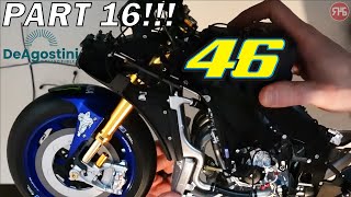 Building Valentino Rossis 2016 Yamaha M1  By De Agostini  Part 16 [upl. by Yvor]