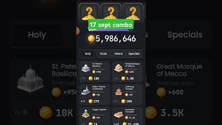 Zen coin daily combo 17 September  Zen coin today combo cards 17 September  Zen coin airdrop [upl. by Asirrac]