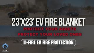 23x23 LiFire EV Fire Blanket  EV Fire Blankets Collection [upl. by Lamoree]