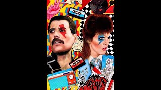 Freddie Mercury and David Bowie  quotUnder Pressurequot [upl. by Hiro701]