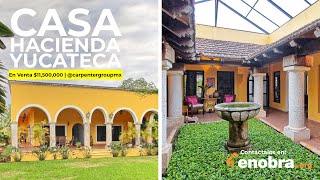 CASA de 1 NIVEL ESTILO HACIENDA Yucateca 🌴  Obras Ajenas  Carpenter Group [upl. by Anid]