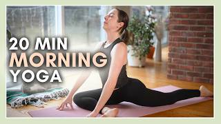 20 min Morning Yoga  Balance amp Lower Body [upl. by Bendite]