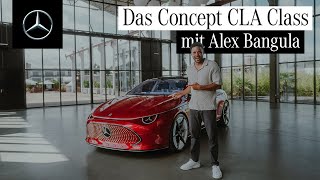 MercedesBenz Concept CLA Class  Ein Blick in die Zukunft mit Alex Bangula [upl. by Kcirrez]