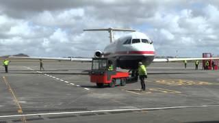 BAC 111 and Avro RJ70 Landing at Newquay 25th April 2013 [upl. by Rianna]