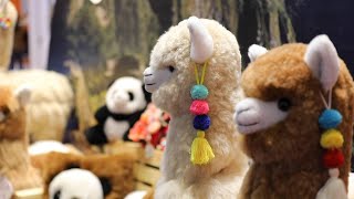 GLOBALink  Peruvian alpaca toys enchant Chinese market at CIIE [upl. by Aticilef]