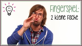 Zwei kleine Fische  Fingerspiele mit herrH [upl. by Rekyr]