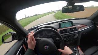 BMW Alpina D3 Biturbo Limousine F30 Switchtronic POV Test Drive [upl. by Brig]