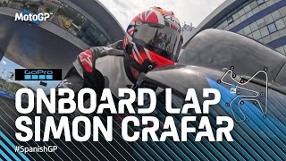 A quick tour around Jerez 🏍️  GoPro Lap with Simon Crafar [upl. by Umont]