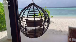 Cocogiri Island Resort Maldives  Beach Villa Room Walkthrough [upl. by Ev]