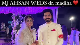 MJ Ahsan Weds Dr Madiha  NIKKAH FULL VERSION FLOG ft RABEECA KHAN CH ZULQARNAIN KANWAL AFTAB [upl. by Airamahs539]