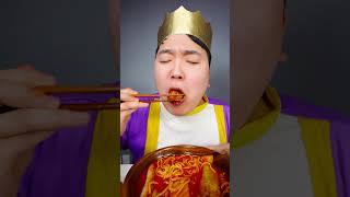 Spicy Food Challenge Lobster Kielbasa Sausage Mukbang  TikTok Funny Videos  HUBA shorts [upl. by Kenn]