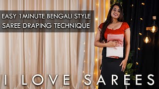 How to drape a saree perfectly  Step by step saree drape for beginners [upl. by Myra]