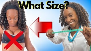 How To Measure Bras Size At Home Tutorial  Easy Bra Fitting Guide [upl. by Clovis]