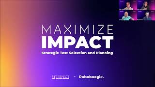 Webinar SiteSpect amp Roboboogie  Maximize Impact Strategic Test Selection amp Planning [upl. by Lolita]