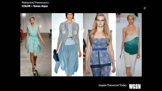 WGSN  New York Fashion Week  Tendencias PV 2012 [upl. by Dorehs]