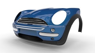 How to make car in solidworks  Part 5 Mini Cooper Modelling mini cooper arches [upl. by Ponzo134]