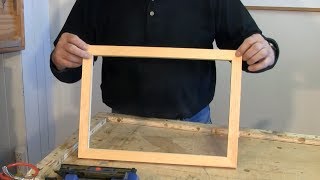 Making Picture Frames with a Sliding Mitre Saw  A woodworkwebcom woodworking video [upl. by Seftton]