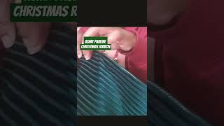 ASMR Pulling sound on Christmas ribbon asmr asmrsounds asmrribbon shotsviral [upl. by Heffron]