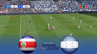 COSTA RICA vs HONDURAS  CONCACAF Nations League FINAL 2024  23 March 2024  PES Gameplay [upl. by Mcclelland]