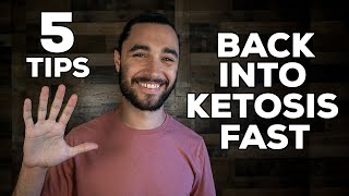 5 Tips to Get Back Into Ketosis Faster [upl. by Nuawtna681]