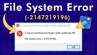 Microsoft Photos File system error 2147219196 on Windows 10 [upl. by Delanie487]