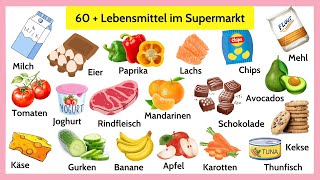 Shopping in Germany 60 Groceries You’ll Find in Every Supermarket Learn German for Beginners [upl. by Aihseuqram]