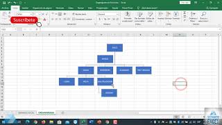 Organigrama en Excel sepamosexcel excelsepamos sepamosexcelcurso sepamosexcelviral excel [upl. by Ardnuasal]