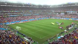 USA vs Germany  National Anthems  FIFA World Cup Brasil 2014 [upl. by Lehpar]