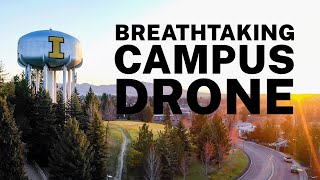 Captivating University of Idaho Campus from Above  Breathtaking Drone Footage [upl. by Sorvats]