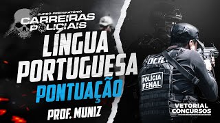 PORTUGUÊS  Pontuação Resolução de Questões  Prof Muniz [upl. by Nrubyar]