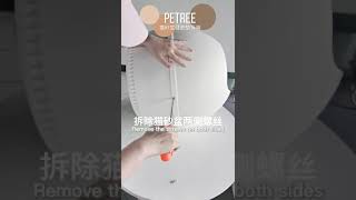 Petree How to change silicone pad of cat litter box [upl. by Burl108]