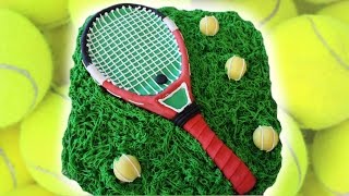 TENNIS THEMED CAKE TUTORIAL  Marcos Soler [upl. by Hamachi792]