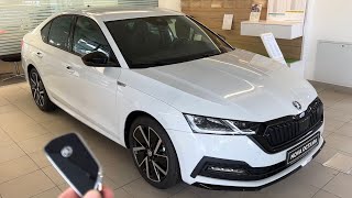 NEW Skoda Octavia SPORTLINE 2022  FIRST LOOK amp visual REVIEW exterior interior [upl. by Grier]