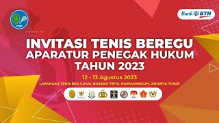 Lap1 Semifinal Invitasi Tenis Beregu Aparatur Penegak Hukum Tahun 2023Mahkamah Agung A VS Polri B [upl. by Ez]