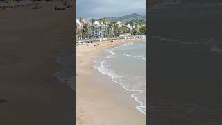 SITGES BEACH BARCELONA CATALONIA SPAIN [upl. by Celestina]