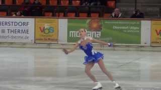 Bavarian Open 2015 Lutricia BOCK GER FS [upl. by Ellatnahc]