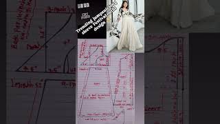 Trending jumpsuit design drafting ❤️💥 fashiondrafting trending drafting fashion explorepage [upl. by Ocinemod]