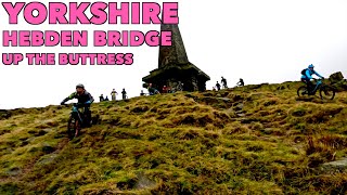 Calderdale MTB  Hebden Bridge Up The Buttress [upl. by Annenn]