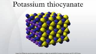 Potassium thiocyanate [upl. by Easter]