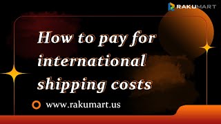 【51】How to pay for international shipping costs？ Rakumartus [upl. by Assirod]