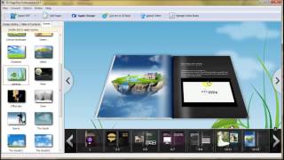 Change a template with 3d page flip pro [upl. by Eelreveb]