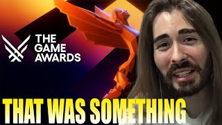 Moistcr1tikal reacts to The Game Awards 2023 [upl. by Ramiah]