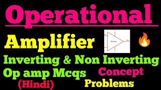 op amp inverting and non inverting op amp mcqs [upl. by Alboran]