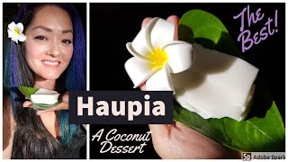 Haupia  The Easiest Coconut Dessert [upl. by Oirasor]