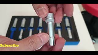 Unboxing of Hazet 38 Deep Socket Set Made in Germany [upl. by Lyrrad]