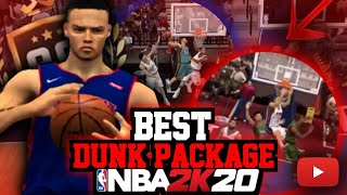 MOST OVERPOWERED SLASHER 🔥 BEST DUNK PACKAGE ANIMATION IN NBA2K20 MOBILE UNBLOCKABLE DUNKS [upl. by Aniratak147]